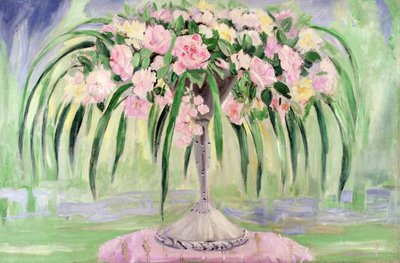 Rosas en un Jarrón Art Nouveau de Jacqueline Marval