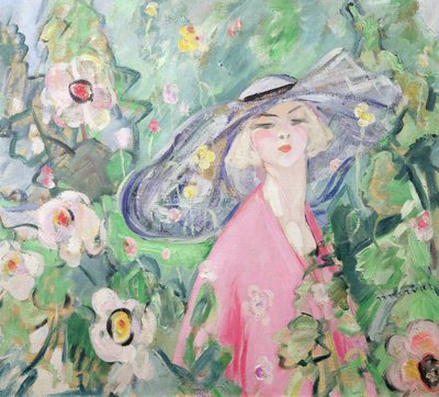 Mujer con sombrero, c.1920 de Jacqueline Marval