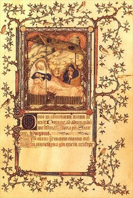La Natividad, de Les Petites Heures de Duc de Berry de Jacquemart de Hesdin