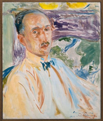 Estudio para el retrato de François Mauriac (1885-1970), escritor francés, Pintura de Jacques Émile Blanche (1861-1942) realizada en 1923. Fotografía, KIM Youngtae, Rouen, Museo de Bellas Artes de Rouen. de Jacques Emile Blanche