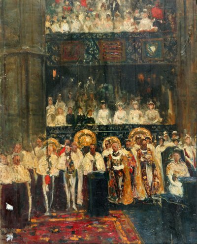 La coronación de Jorge V de Jacques Emile Blanche