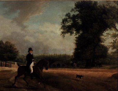 George Luving a caballo de Jacques Laurent Agasse