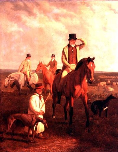 Lord Rivers cazando de Jacques Laurent Agasse