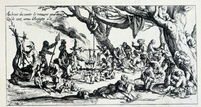 De la grabado de J. Callot de Jacques (after) Callot