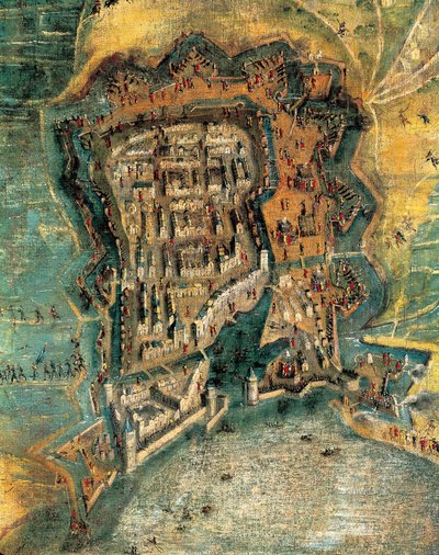 Sitio de La Rochelle de Jacques (after) Callot