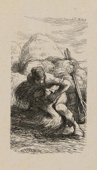 Atadora de gavillas de Jacques Adrien Lavieille