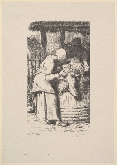 Esquila de ovejas de Jacques Adrien Lavieille