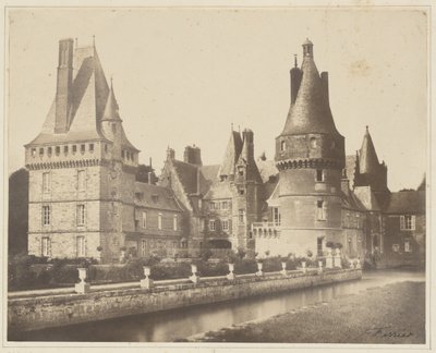 Vista del castillo de Maintenon de Jacques Alexandre Ferrier