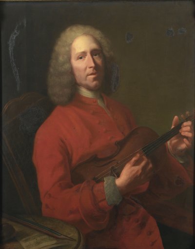 Retrato del compositor Jean-Philippe Rameau 1683-1764, 1728 de Jacques Andre Joseph Camelot Aved