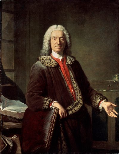 Retrato del poeta y trágico Prosper Jolyot de Crébillon, 1746 de Jacques Andre Joseph Camelot Aved