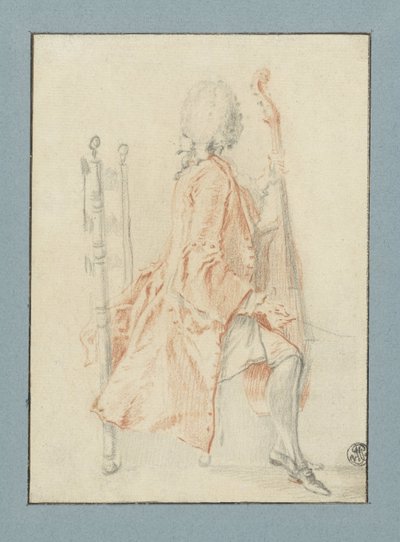 Jugador de gamba de Jacques André Portail