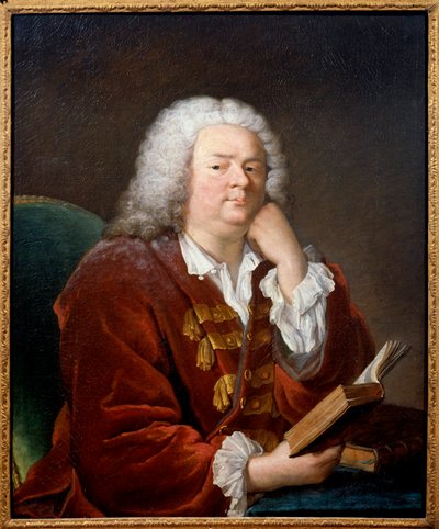 Retrato de Jean Baptiste Rousseau (1670-1741) poeta lírico de Jacques Andre Joseph Camelot Aved