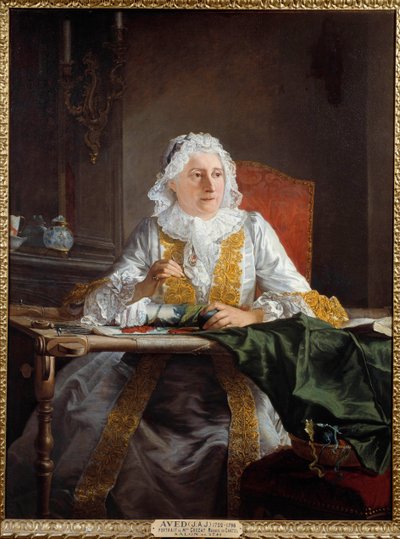 Retrato de Madame Antoine Crozat, Marquesa de Chatel de Jacques Andre Joseph Camelot Aved