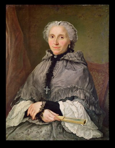 Retrato de una mujer en gris de Jacques Andre Joseph Camelot Aved