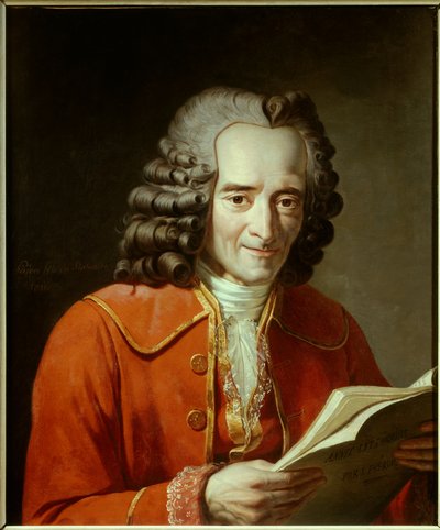 Retrato de Voltaire (François Marie Arouet) de Jacques Augustin Catherine Pajou
