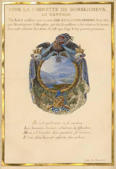 Escudo con paisaje de Jacques Bailly