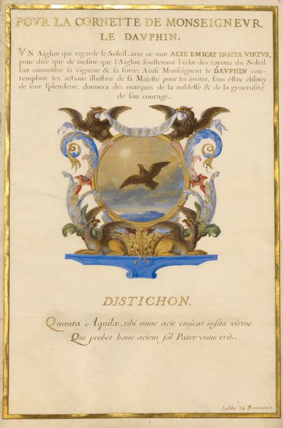 Escudo con un águila de Jacques Bailly