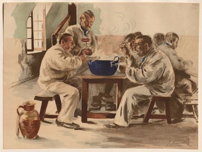 La Sopa a la Chambrée, 1899 de Jacques Baseilhac