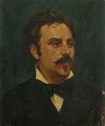 Retrato del compositor Gabriel Fauré 1845-1924, 1878 de Jacques Baugnies