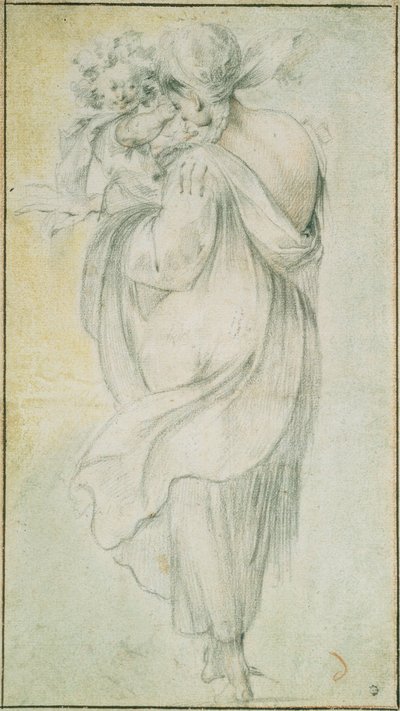 Gitana con un niño, principios del siglo XVII de Jacques Bellange