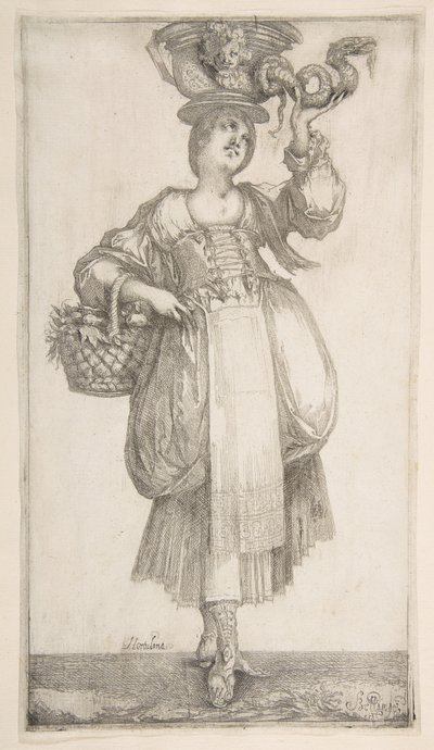 Hortulana, de la serie Hortulanae, 1611 de Jacques Bellange
