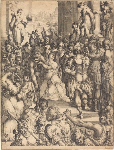 Martirio de Santa Lucía de Jacques Bellange