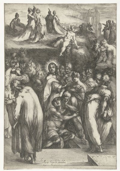 Resurrección de Lázaro de Jacques Bellange