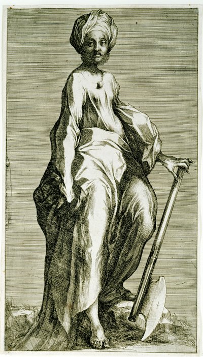 San Matías, c.1600-1616 (aguafuerte y grabado) de Jacques Bellange