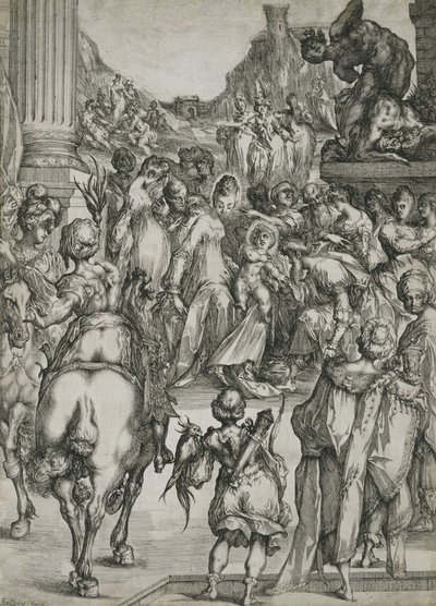 Adoración de los Reyes Magos de Jacques Bellange