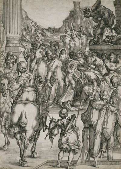 La adoración de los magos de Jacques Bellange