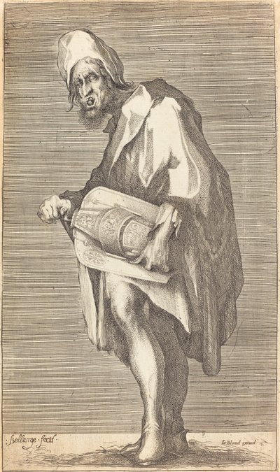 El Jugador de Zanfona Ciego de Jacques Bellange