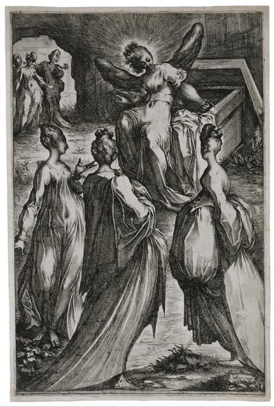 Las Santas Mujeres en el Sepulcro de Jacques Bellange