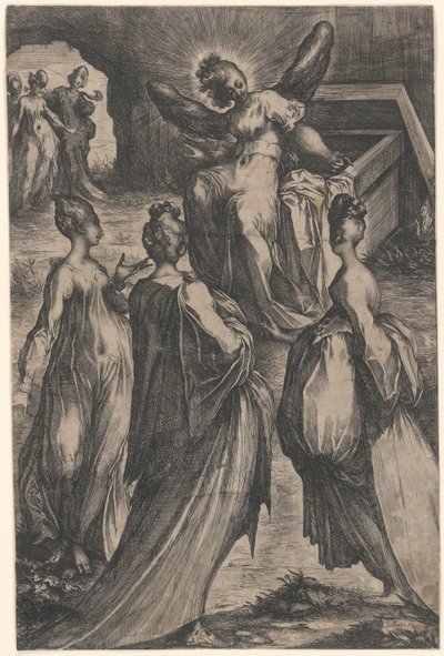 Tres Marías en la tumba de Jacques Bellange