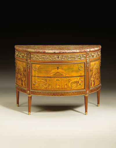 Cómoda Luis XVI, c.1770-75 de Jacques Birckle