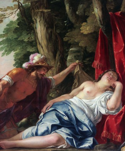 Marte y la virgen vestal de Jacques Blanchard