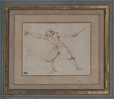 Un esgrimista, 1766 de Jacques Callot