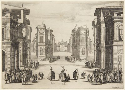 Acto 1, de la serie Soliman de Jacques Callot