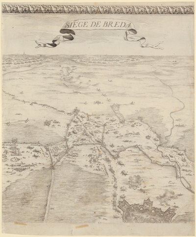 Detalle de «La batalla de Breda» de Jacques Callot