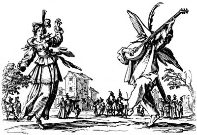 Balli di Sfessania - de grabados por Jacomo Callot de Jacques Callot