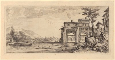 Matanza de los inocentes de Belén [Lámina 1] de Jacques Callot