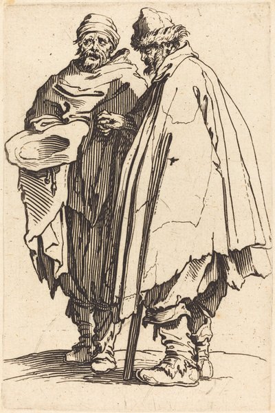 Mendigo Ciego y Compañero de Jacques Callot