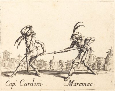 Cap. Cardoni y Maramao de Jacques Callot