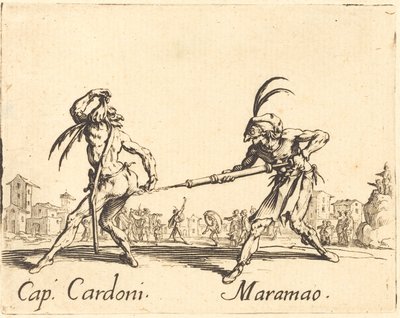 Cap. Cardoni y Maramao de Jacques Callot