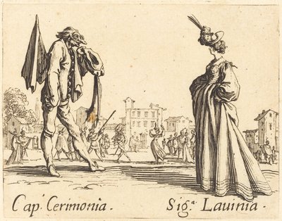 Cap. Cerimonia y Siga. Lavinia, c. 1622 de Jacques Callot