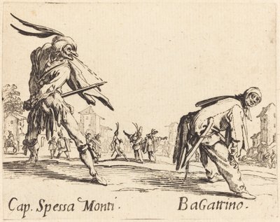 Cap. Spessa Monti y Bagattino de Jacques Callot