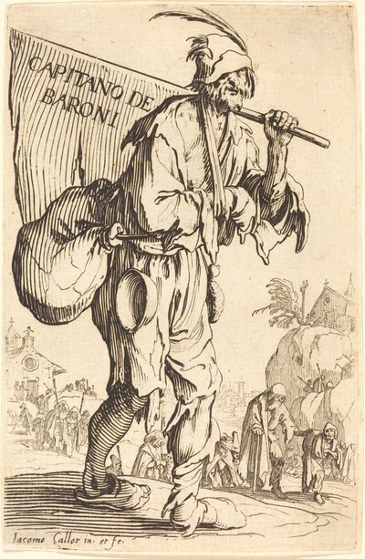 Capitán de los barones de Jacques Callot