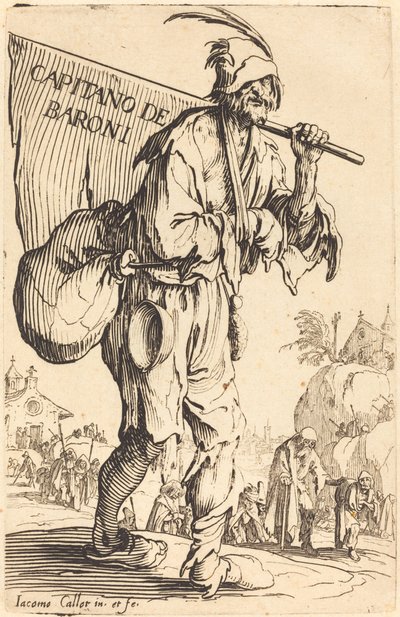 Capitán de los barones de Jacques Callot