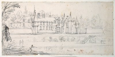 Castillo de Chantelou, en el valle del Orge, entre Linas y Chestres de Jacques Callot