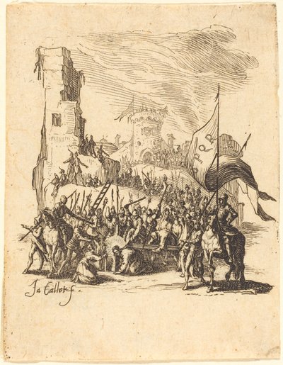 Cristo llevando la cruz de Jacques Callot