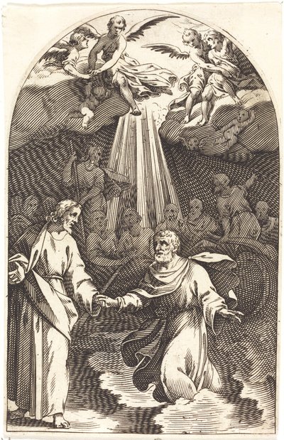 Cristo Caminando sobre el Agua de Jacques Callot